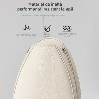 Geantă rucsac badminton/tenis — ușoară, multifuncțională, imprimare siglă, țesătură Oxford impermeabilă, țesătura compozită