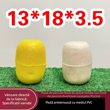 Plută ovală din PVC din spumă pentru plase, plută de pescuit din plastic