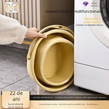 Galeata rotundă din plastic Carpenter, fără mâner; potrivită pentru apă rece și caldă; greutate 0,5 kg