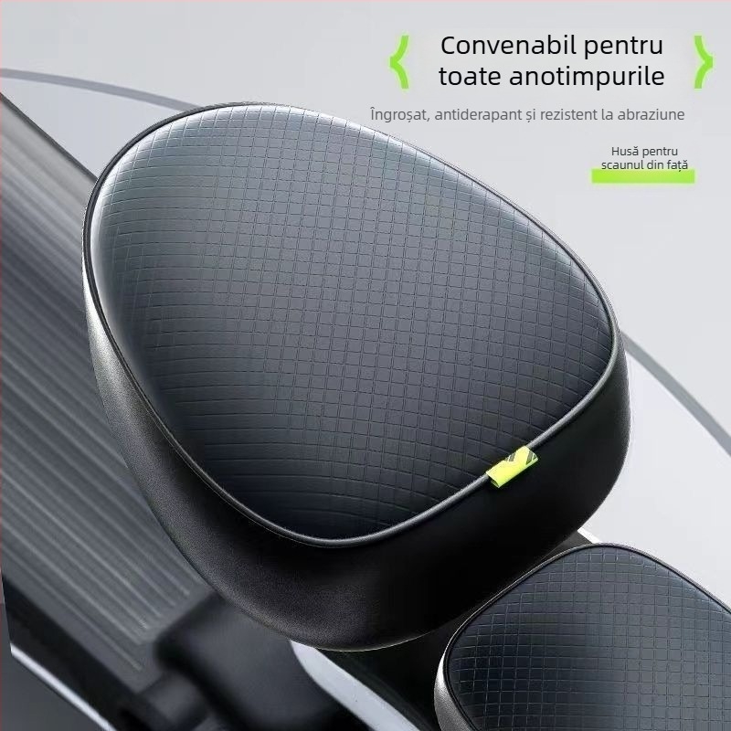 Husă pentru șezut bicicletă electrică din PU — impermeabilă, cu strat gros, universală pentru toate anotimpurile, compatibilă cu AIMA, YADI și Tailin