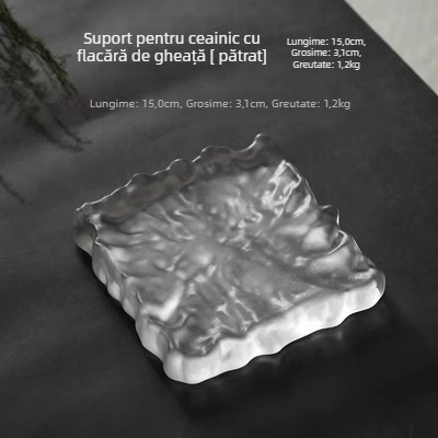 Set ceainic din sticlă Hydemann — fabricație manuală, stil chinezesc, personalizabil, material: sticlă