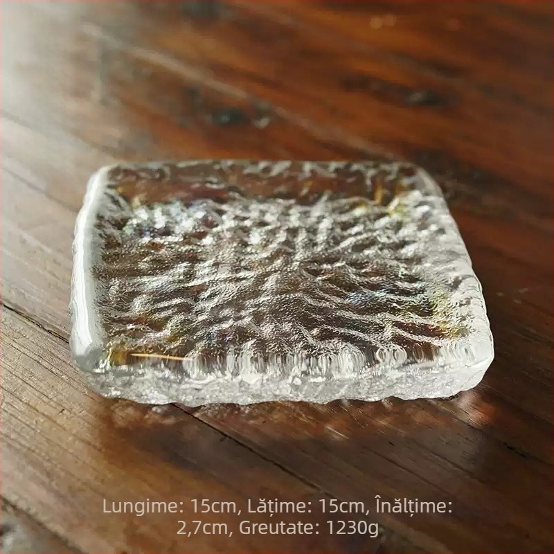 Set ceainic din sticlă Hydemann — fabricație manuală, stil chinezesc, personalizabil, material: sticlă