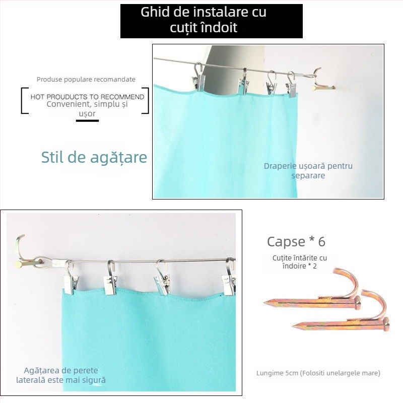 Raft de uscare cu sfoară și plasă, stil modern minimalist, design cu patru etaje, lansat în 2023