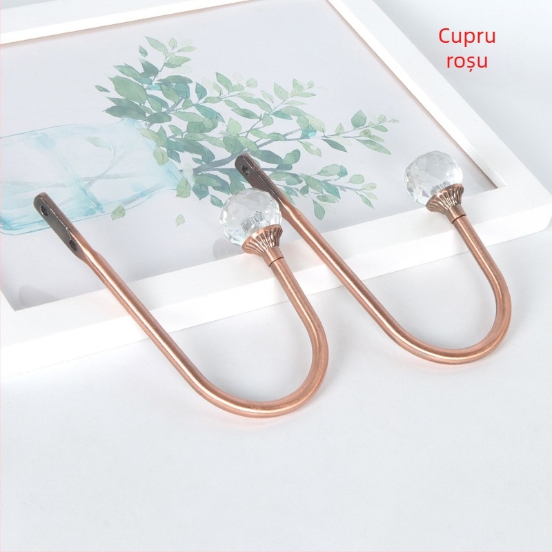 Cârlig pentru perdea – formă U, aliaj de aluminiu, brand Know the dream