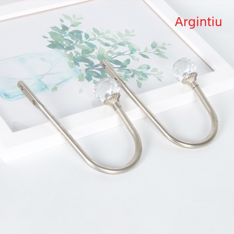 Cârlig pentru perdea – formă U, aliaj de aluminiu, brand Know the dream