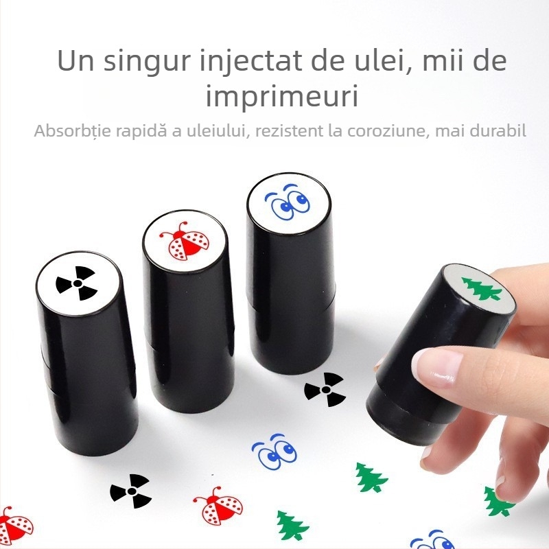 Divine Light ștampilă din plastic, rotundă, sensibilă la lumină