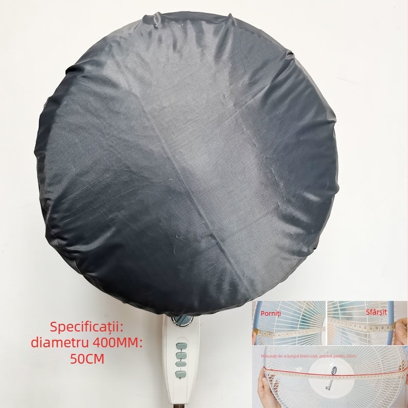 Husă de praf pentru ventilatoare, din material Oxford, în formă de corn