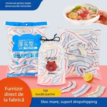 Acoperiri din folie PE de unică folosință – Anti-odor, Grad alimentar, Izolatie și Protecție împotriva Prafului pentru Fructe și Legume, 2023