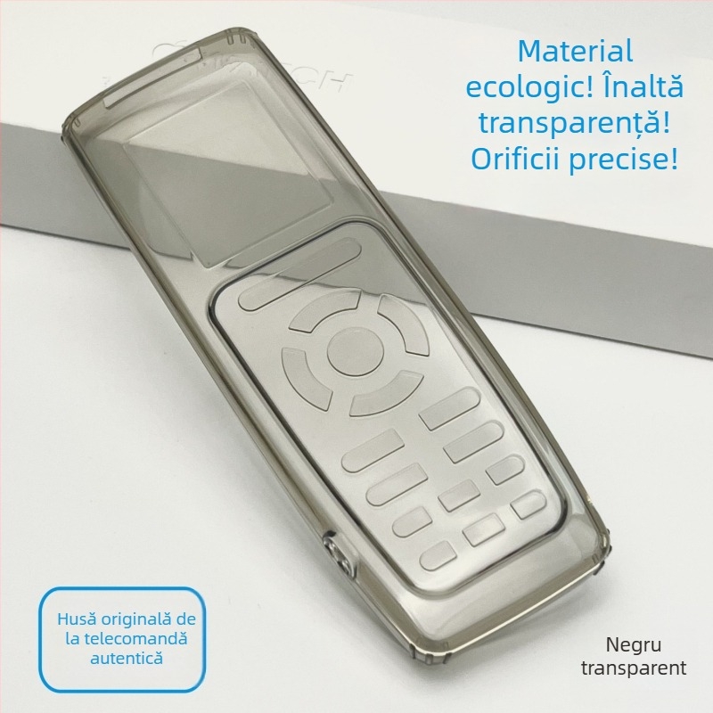 Husă de protecție pentru telecomanda de la aerul condiționat Gree - silicon, transparentă, antipraf, rezistentă la apă, universală, anticadere