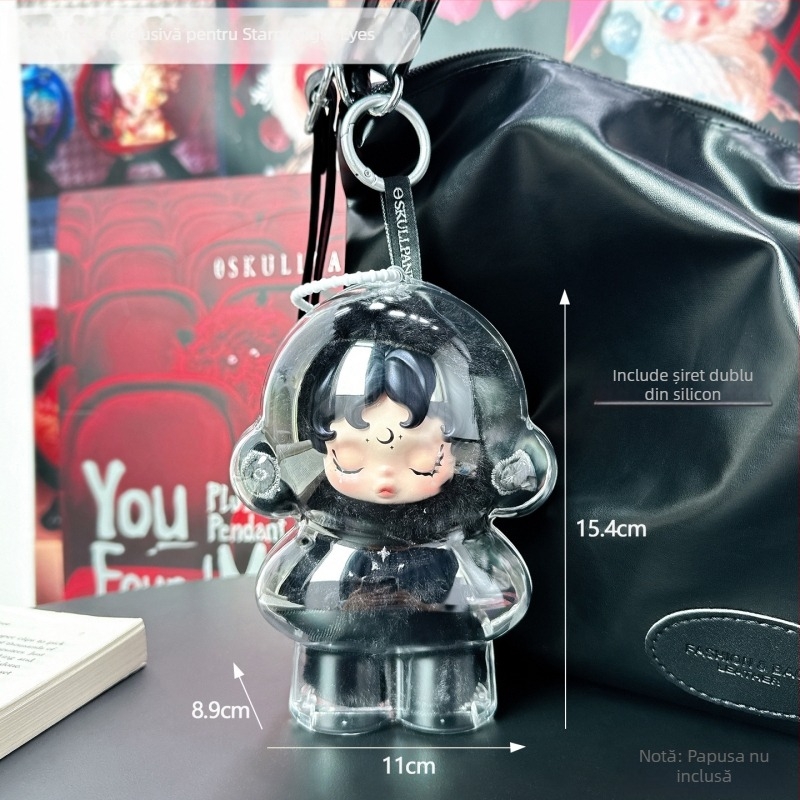 Carcasă de protecție Skullpanda, a treia generație, pentru Bubble Mart, acrilic, stil japonez, Jimujia