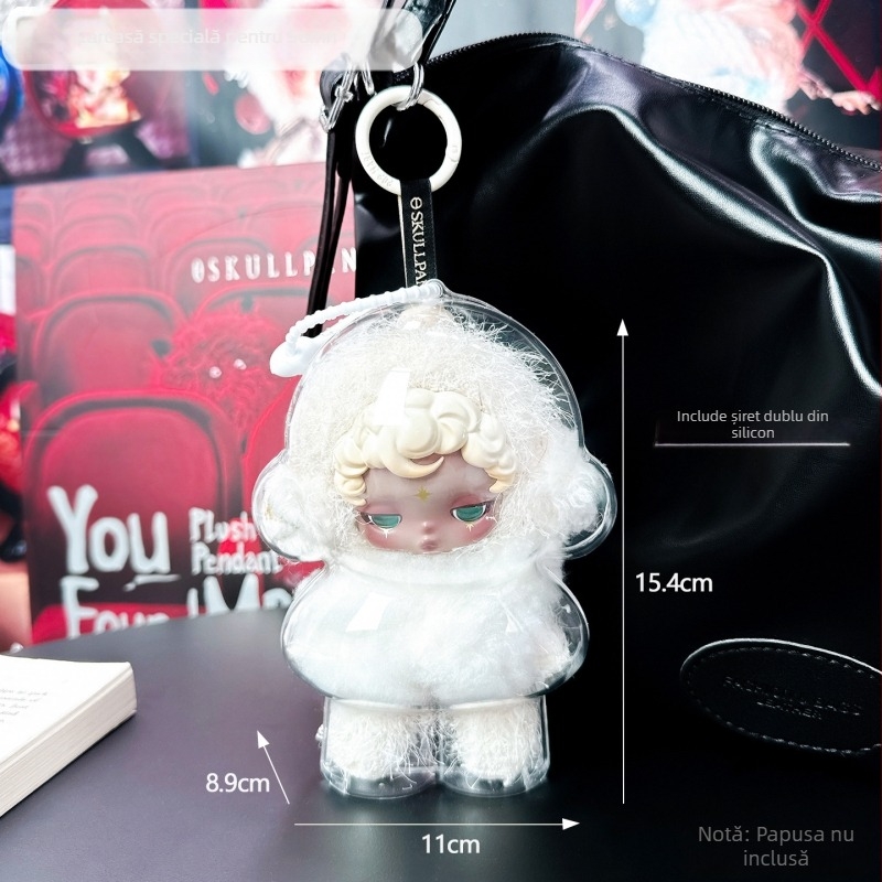 Carcasă de protecție Skullpanda, a treia generație, pentru Bubble Mart, acrilic, stil japonez, Jimujia