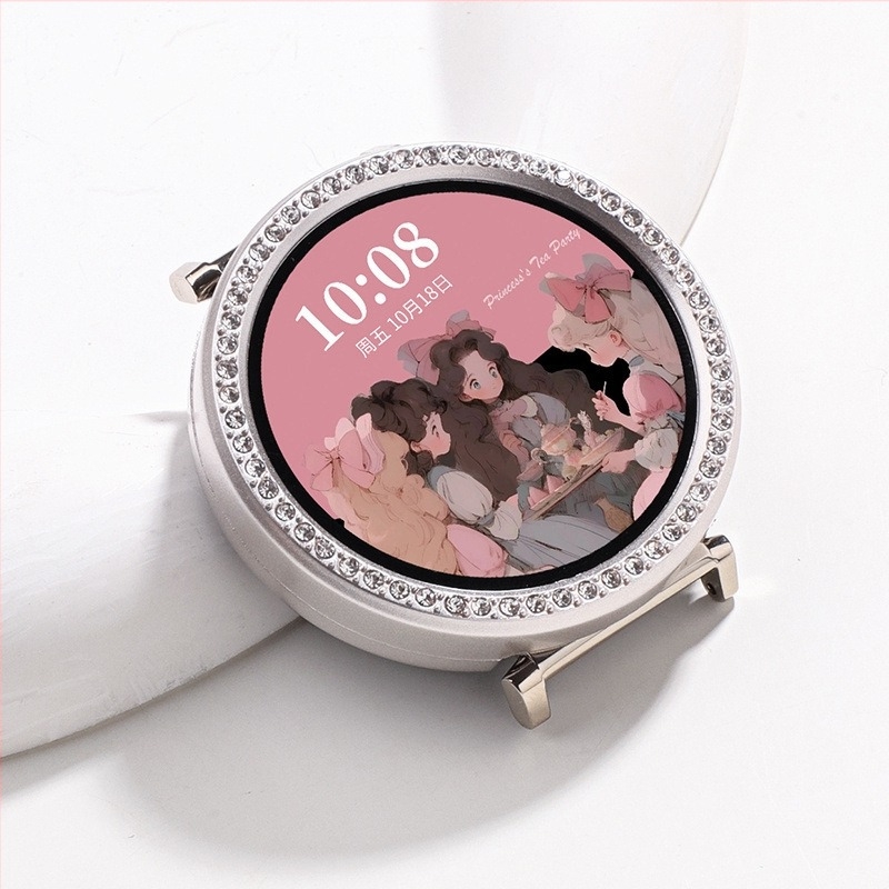 Husă de protecție pentru Huawei GT5 ceas, 41 mm, cu diamant încrustat și design decupat, anti-cadere, compatibil GT4/GT5 Pro