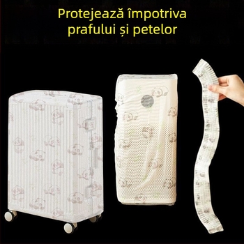 Husă de protecție pentru bagaje, universală, de unică folosință, din țesătură nețesută, protecție împotriva umezelii și ploilor pentru călătorii