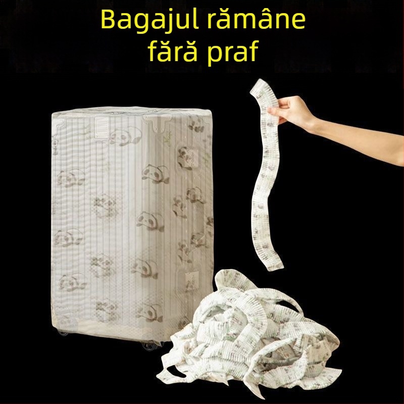 Husă de protecție pentru bagaje, universală, de unică folosință, din țesătură nețesută, protecție împotriva umezelii și ploilor pentru călătorii