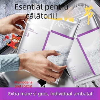 Prosop de baie de unică folosință, Dr. eddie, din fibre vegetale, formare prin presare la cald, absorbție în 0–5 s.