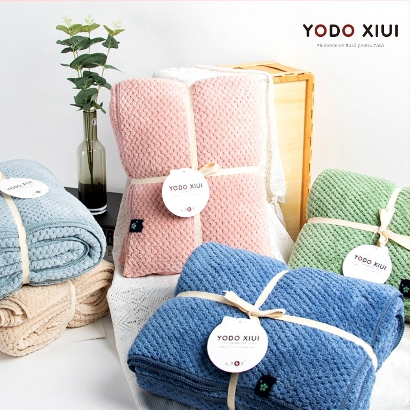 Prosop de baie/plajă Yudo Xiu Xi, 80% poliester + 20% poliamid, 150D, greutate 300–400 g, procesare personalizabilă