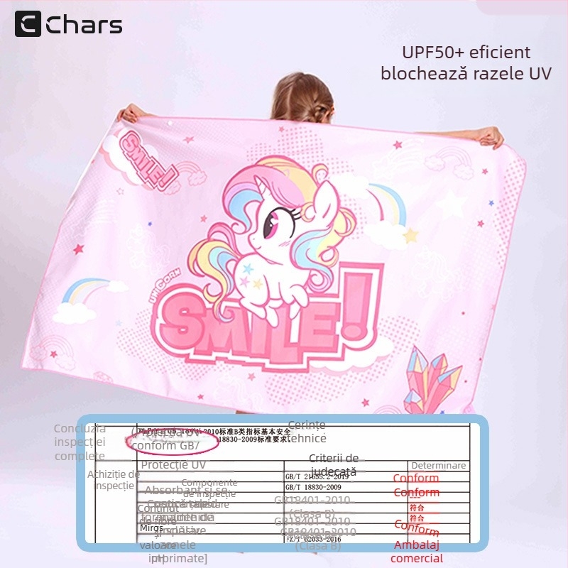 CHARS Prosop din microfibră, uscare rapidă pentru baie și plajă, cu mantie purtabilă, absorbant 200–300 g