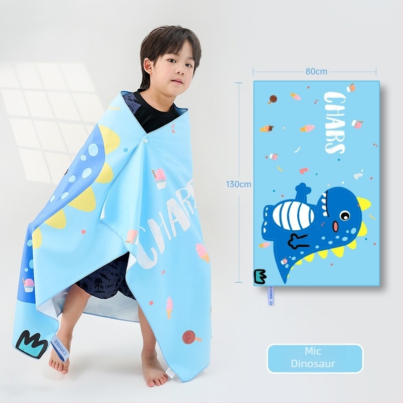 CHARS Prosop din microfibră, uscare rapidă pentru baie și plajă, cu mantie purtabilă, absorbant 200–300 g