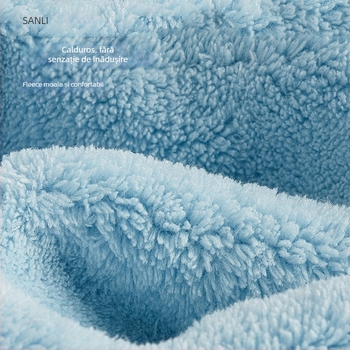 Sanli Coral Fleece Cape Beach Towel – Prosop de plajă absorbant, Jacquard, greutate peste 500 g, fire 100×170, Brand Sanli