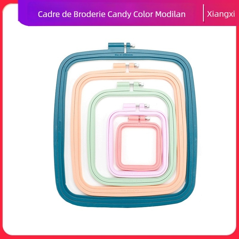 Inel pătrat de broderie — kit de unelte pentru broderie cu cruce, material ABS, origine Zhejiang