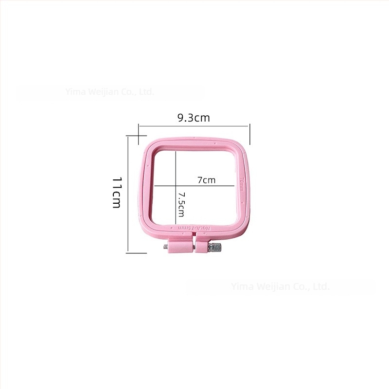 Inel pătrat de broderie — kit de unelte pentru broderie cu cruce, material ABS, origine Zhejiang