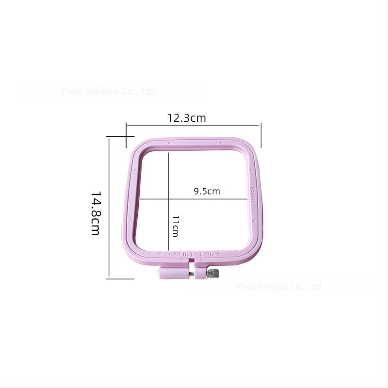 Inel pătrat de broderie — kit de unelte pentru broderie cu cruce, material ABS, origine Zhejiang
