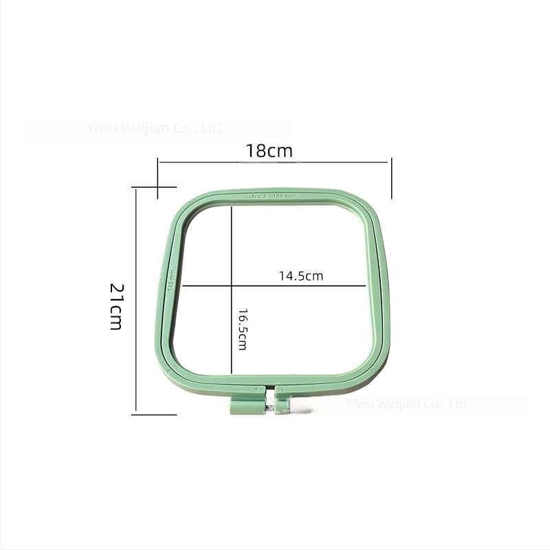 Inel pătrat de broderie — kit de unelte pentru broderie cu cruce, material ABS, origine Zhejiang