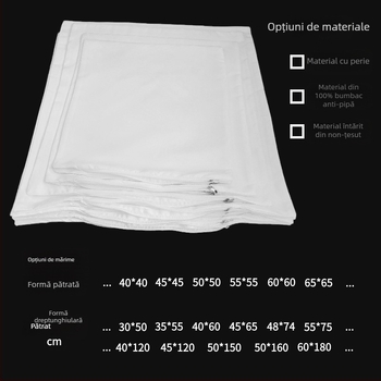 Husă pentru pernă, model solid, material poliester, umplutură din fibre poliesterice, stil modern minimalist