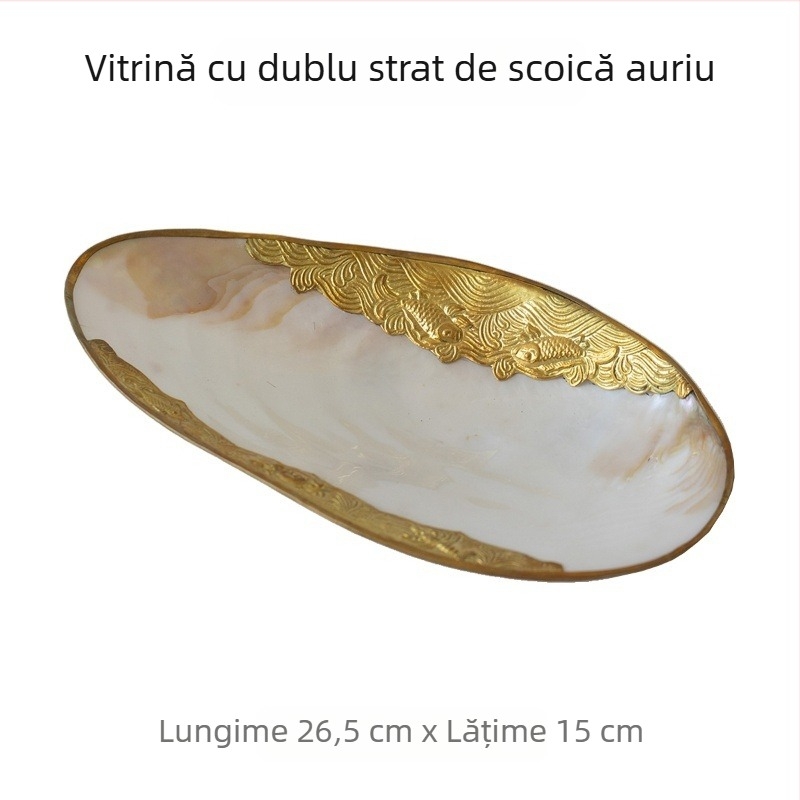 Tavă adâncă pentru depozitare bijuterii și cosmetică, porțelan din os, formă neregulată, suprafață dintr-o singură piesă, stil modern minimalist