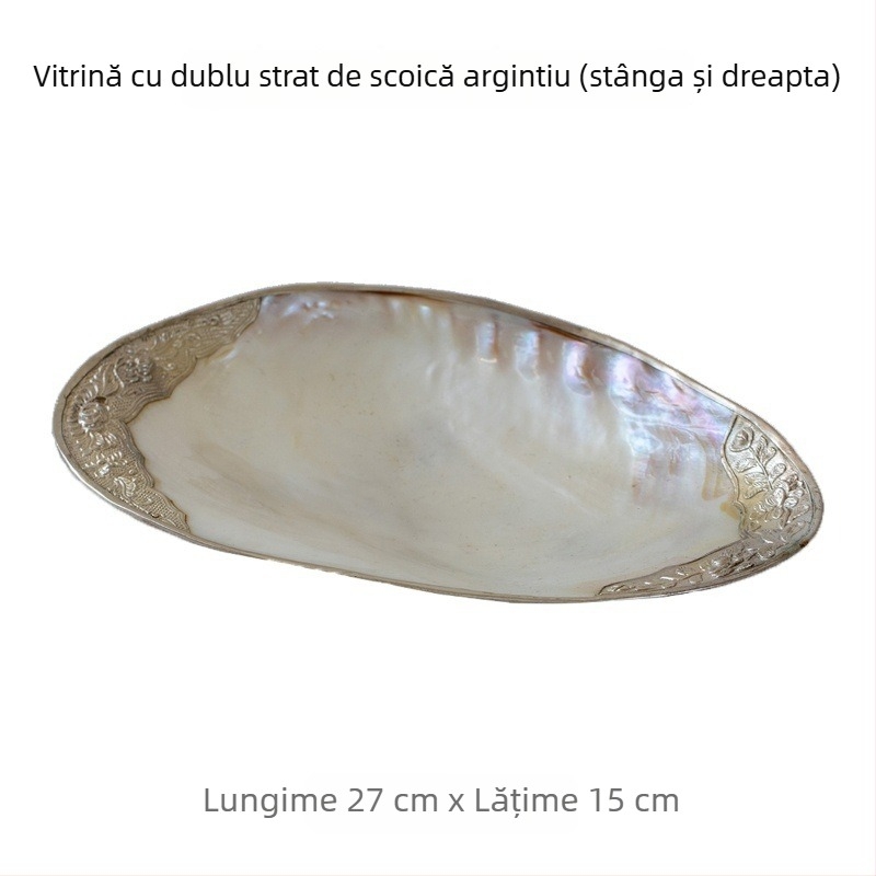 Tavă adâncă pentru depozitare bijuterii și cosmetică, porțelan din os, formă neregulată, suprafață dintr-o singură piesă, stil modern minimalist