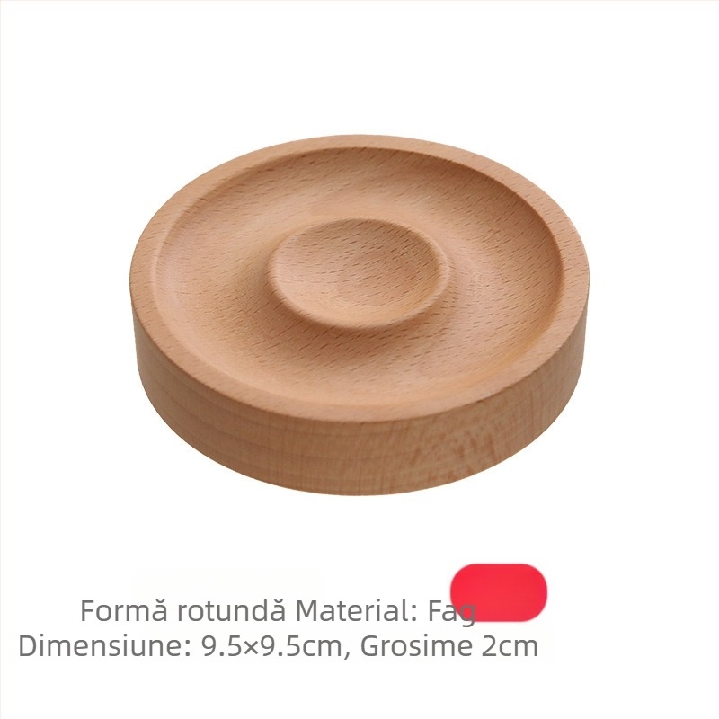 Suport de afișaj pentru brățări, lemn masiv – structură cu două niveluri, stil artistic