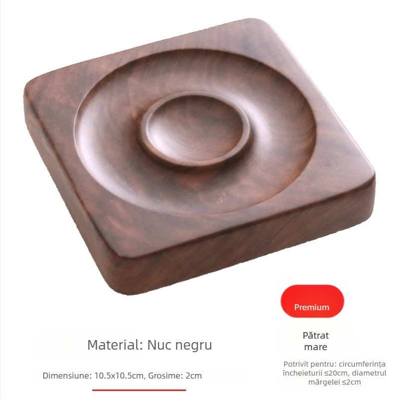 Suport de afișaj pentru brățări, lemn masiv – structură cu două niveluri, stil artistic