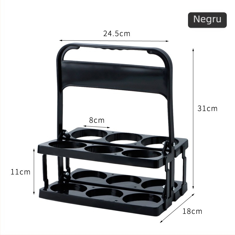 Raft de bere din plastic, pliabil, portabil pentru bar/KTV, cu logo Bo Dian