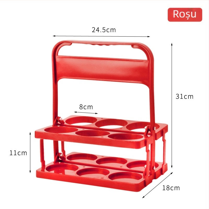 Raft de bere din plastic, pliabil, portabil pentru bar/KTV, cu logo Bo Dian