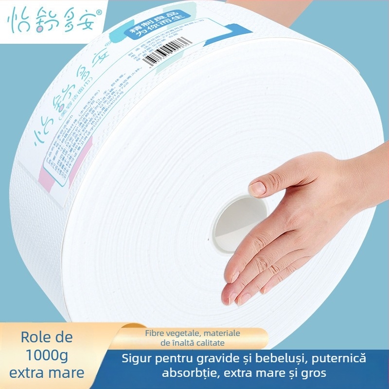 Prosop de față, de unică folosință, pentru saloane de înfrumusețare, din fibre vegetale, țesătură plată