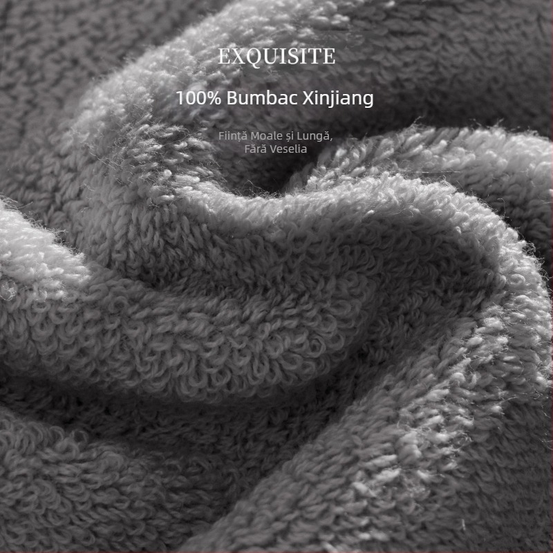 Pu Xi 7A antibacterian din bumbac Xinjiang cu fibre lungi, prosop pătrat pentru față, utilizare casnică, 50 g, absorbție 11–15 s