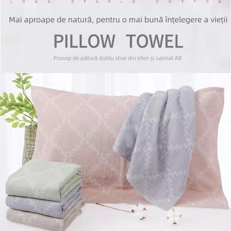 Prosop de pernă GA2704 din bumbac 100% cu logo imprimat, patru anotimpuri