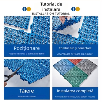Covoraș de podea din PVC cu design decupat, anti-alunecare, impermeabil, rezistent la uzură, pentru duș, bucătărie, baie, toaletă și piscină