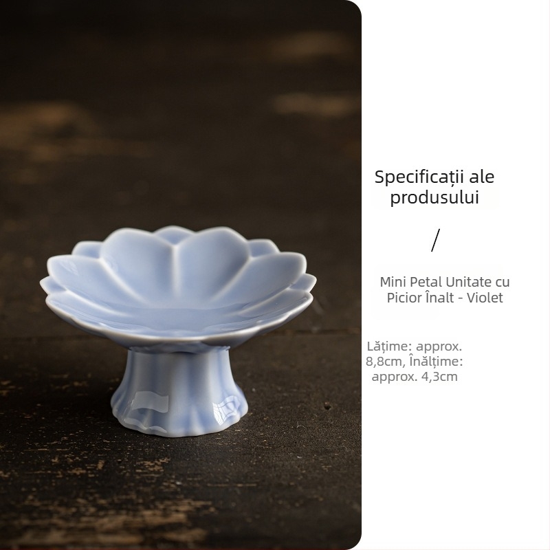 Farfurie de fructe din porțelan, stil ușor luxos și retro, brand Wuxi Tang, lansată în 2024