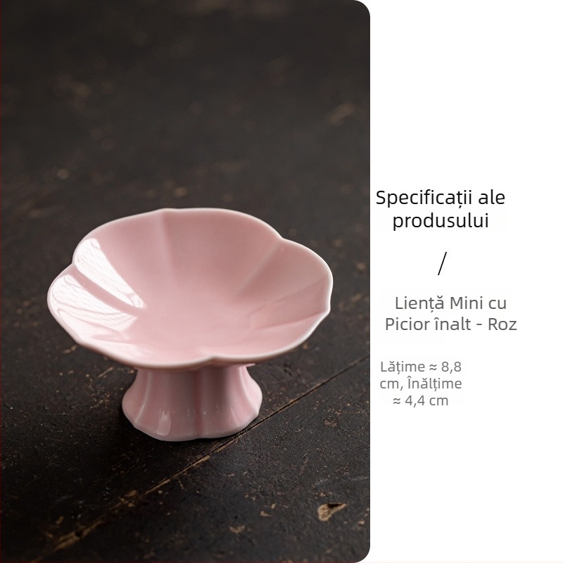 Farfurie de fructe din porțelan, stil ușor luxos și retro, brand Wuxi Tang, lansată în 2024