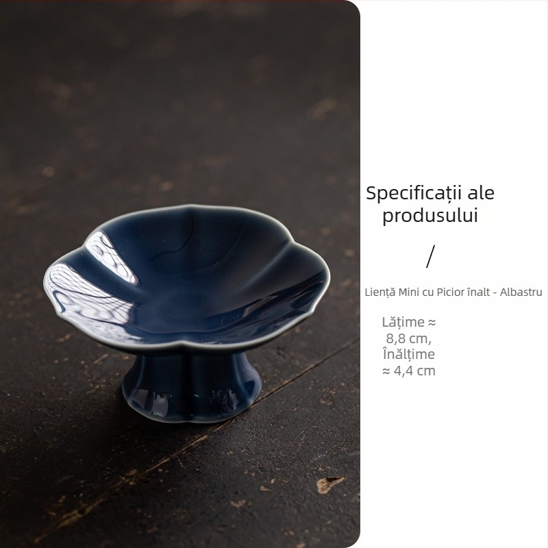 Farfurie de fructe din porțelan, stil ușor luxos și retro, brand Wuxi Tang, lansată în 2024