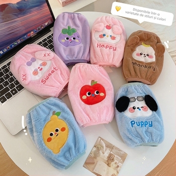 Manșete pentru copii unisex cu model desen animat, rezistente la pete și impermeabile, pentru toate anotimpurile