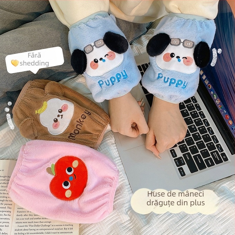 Manșete pentru copii unisex cu model desen animat, rezistente la pete și impermeabile, pentru toate anotimpurile