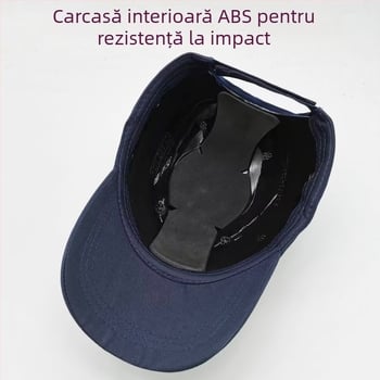 Pălărie de protecție ventilată pentru fabrici, cu carcasă interioară ABS, cască anti-coliziune pentru șantier