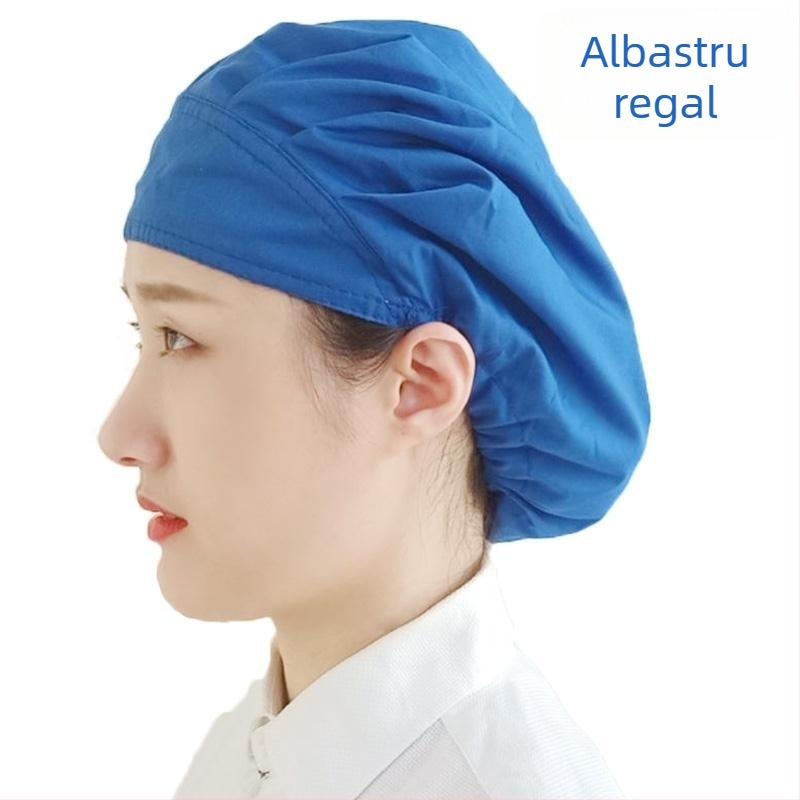 Baotou pălărie pentru industria alimentară – Material din bumbac-polyester respirabil, vârf de tip dom, logo personalizat, pentru adulți, toate anotimpurile