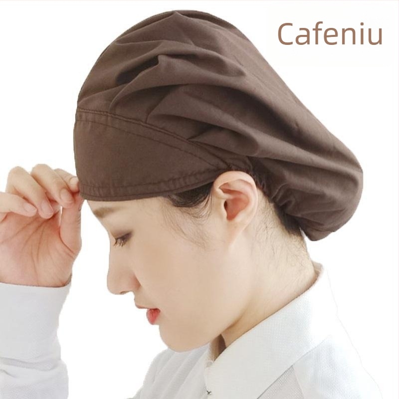 Baotou pălărie pentru industria alimentară – Material din bumbac-polyester respirabil, vârf de tip dom, logo personalizat, pentru adulți, toate anotimpurile