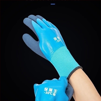 Mănuși din latex/cauciuc pentru pescuitul peștilor și racilor – impermeabile, rezistente la perforare, anti-tăiere și anti-perforație, grosime obișnuită, adulți