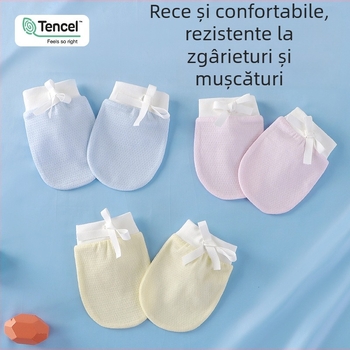 Mănuși anti-zgârieturi pentru nou-născuți | Unisex, Brand Cute, Sezoane: Vară, Primăvară, Toamnă, Lansare: Vară 2025