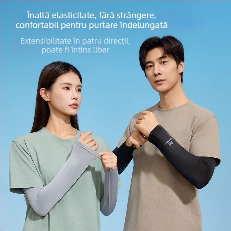 Manșete de protecție solară pentru unisex, ciclism de vară, respirabile, din poliester 100%