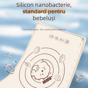 Covoraș de frământat din silicon, îngroșat, de calitate alimentară, antiaderent, personalizabil